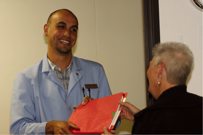 Sherman students learn about patient care during their chiropractic education. As a natural, non-invasive healthcare profession, the mission of chiropractic is to help patients lead 