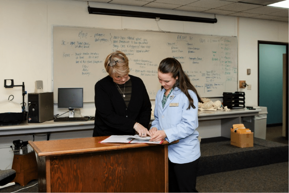 Don't let an instructor's years of experience intimidate you! Sherman professors are friendly and approachable.