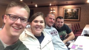 Group of students studying for NBCE part 4 board reviews