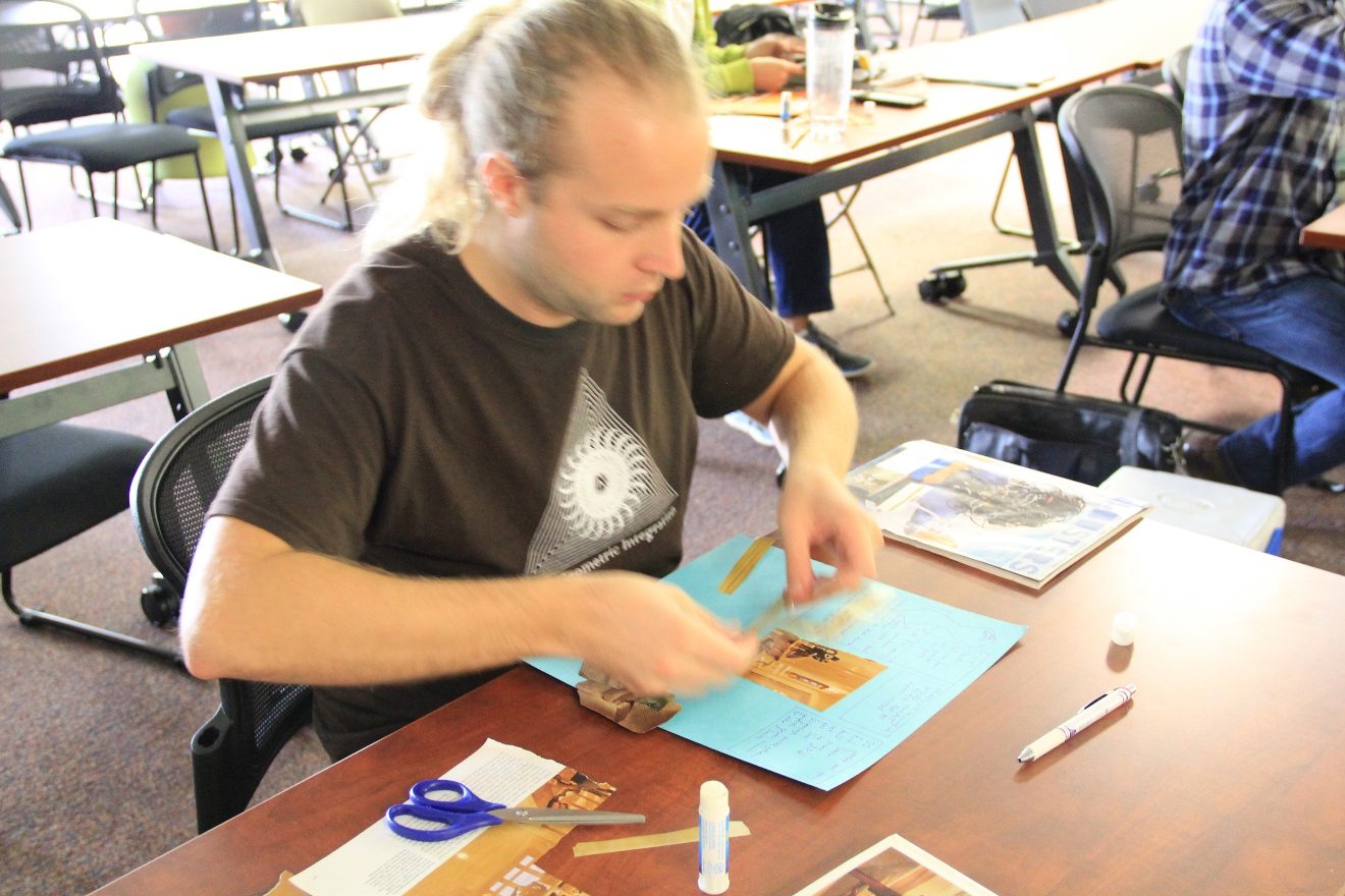 The storyboard helps students articulate their professional goals and create a roadmap to success
