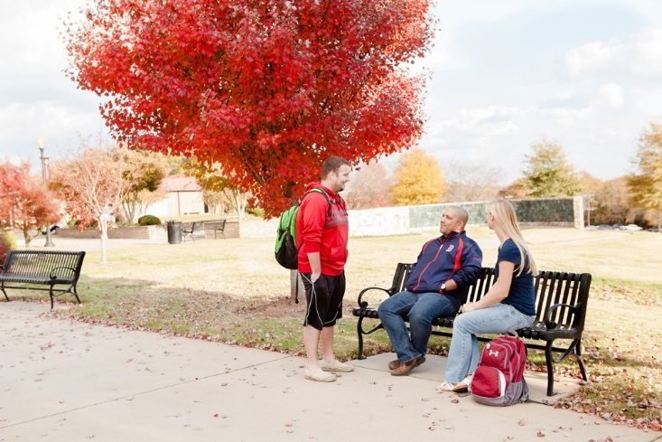 Even just a quick chat with friends in between classes can be a great way to de-stress