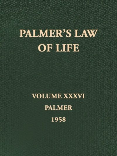Palmer's Law of Life