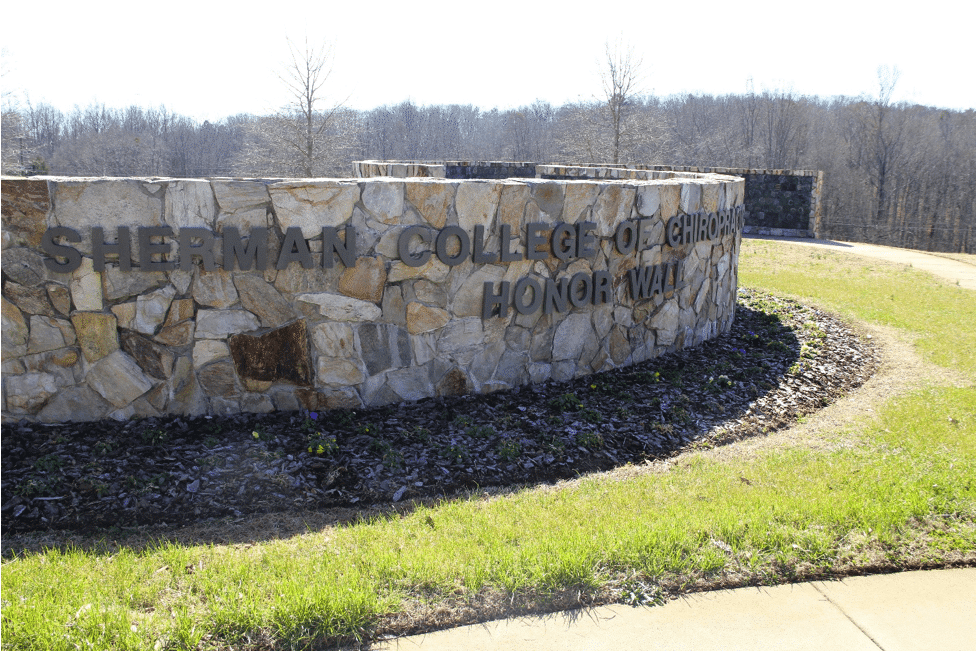Sherman College honor wall