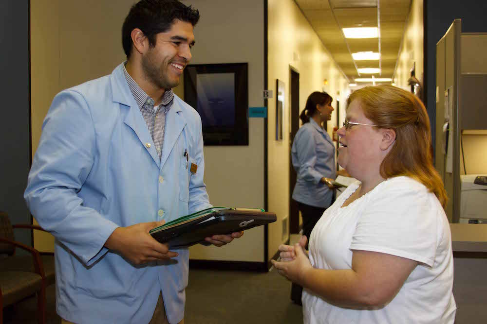 intern at the health center