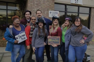 students at Sherman pride day