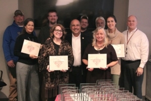 Dr. Cordero with 1 year anniversary recipients