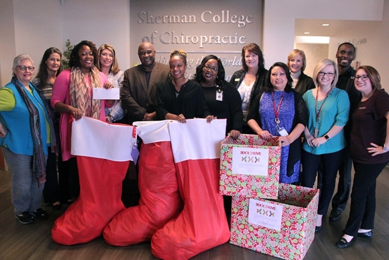 Employees donated to local orginazation.