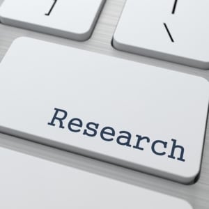 Image of Research Button.