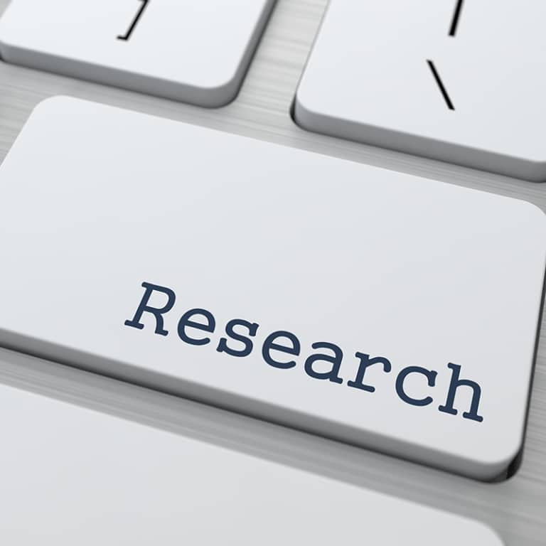 Image of Research Button.