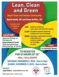 Lean, Clean, and Green Flyer
