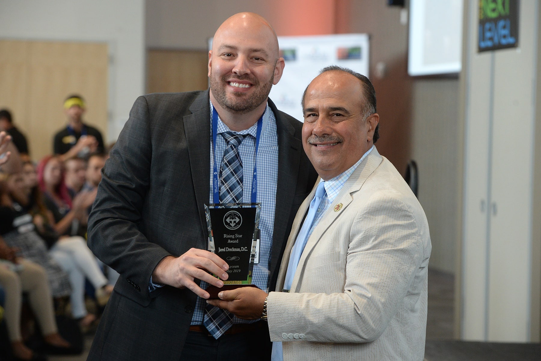 Jared Dreckman DC Sherman Rising Star award winner