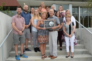 Drs. Padden awared with Thom and Betty Gelardi Service Award