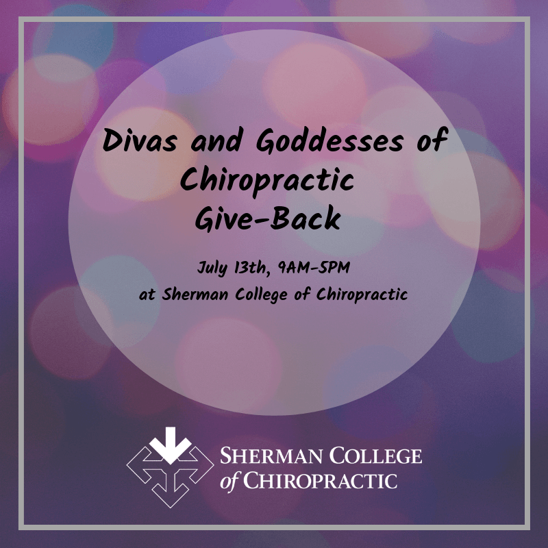 Divas and Goddesses of Chiropractic flyer