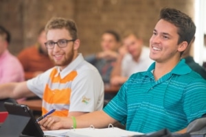 students in class