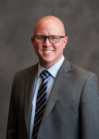 Sherman College of Chiropractic's Vice President for Finance and Campus Operations, David Bedford