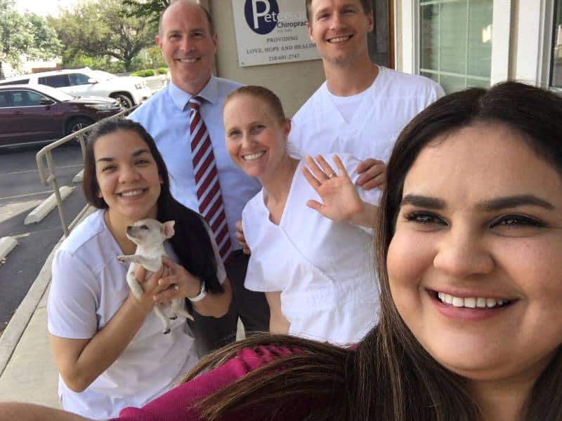 Image of Sherman Student with a Chiropractic Office Team