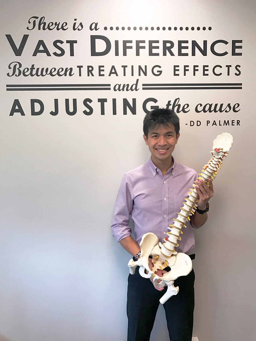 Ashley Liew chiropractor to athletes