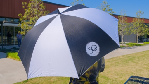 50th-anniversary Golf umbrella