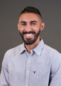 Student leader of the year recipient Javier Cruz Ortiz