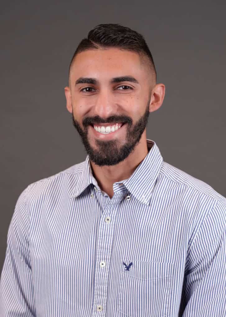 Student leader of the year recipient Javier Cruz Ortiz