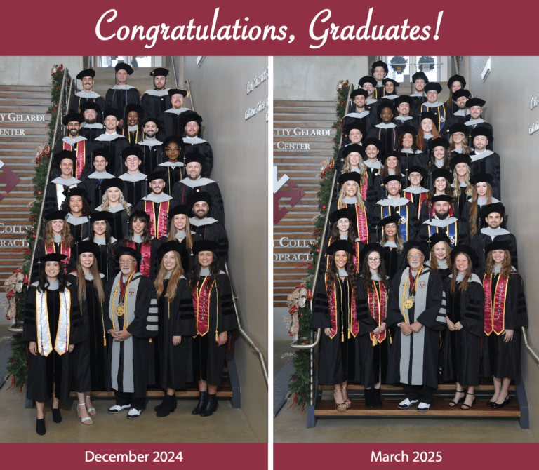 December graduates of Sherman Chiropractic College
