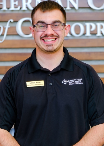 Photo of Sherman student ambassador Frank Heidke