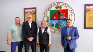 Dr. Jack Bourla with Sherman College board members in Puerto Rico advocating for collaboration