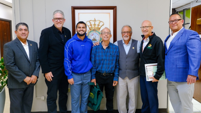 Dr. Jack Bourla with Sherman College board members in Puerto Rico advocating for collaboration