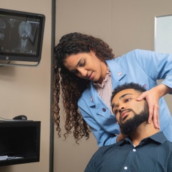 intern making adjustment